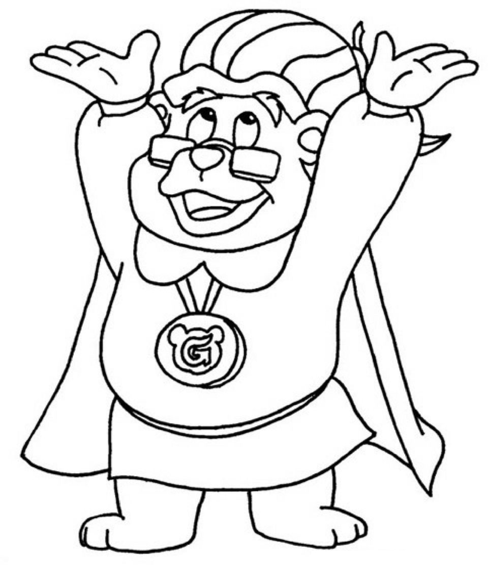 Online coloring book: Zami raises her hands up coloring page